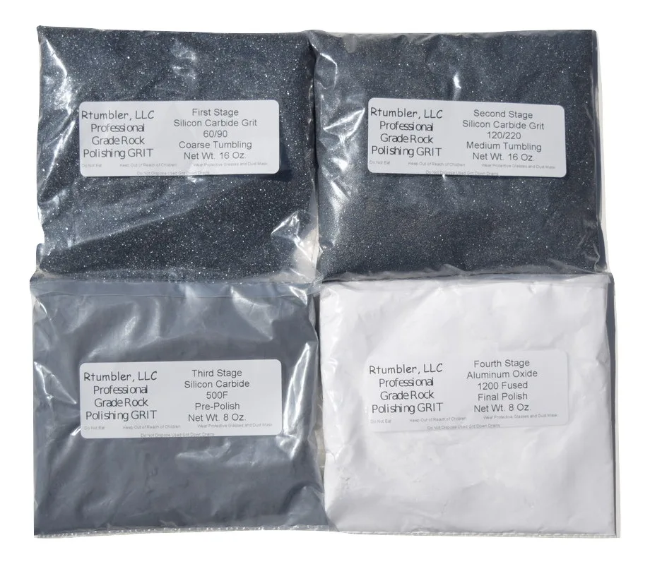 RTumbler, LLC RTumbler, LLC 4-Step Rock Tumbler Grit Kit 15 lb — product photo