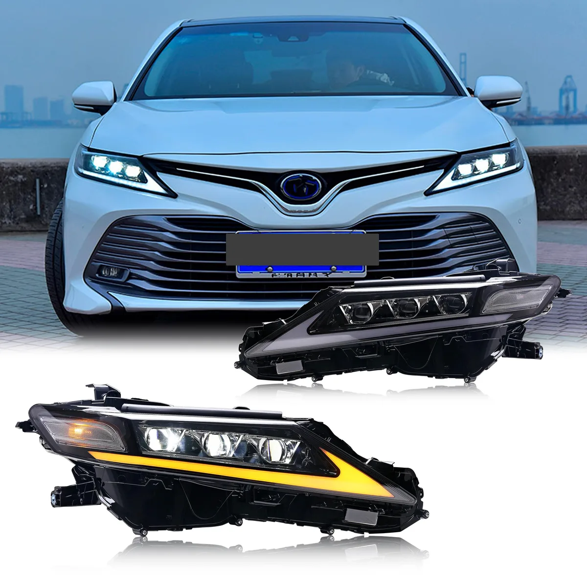 inginuity time inginuity time TD-2141A LED Headlights for Toyota Camry 2018-2023 automotive specialty lighting — product photo
