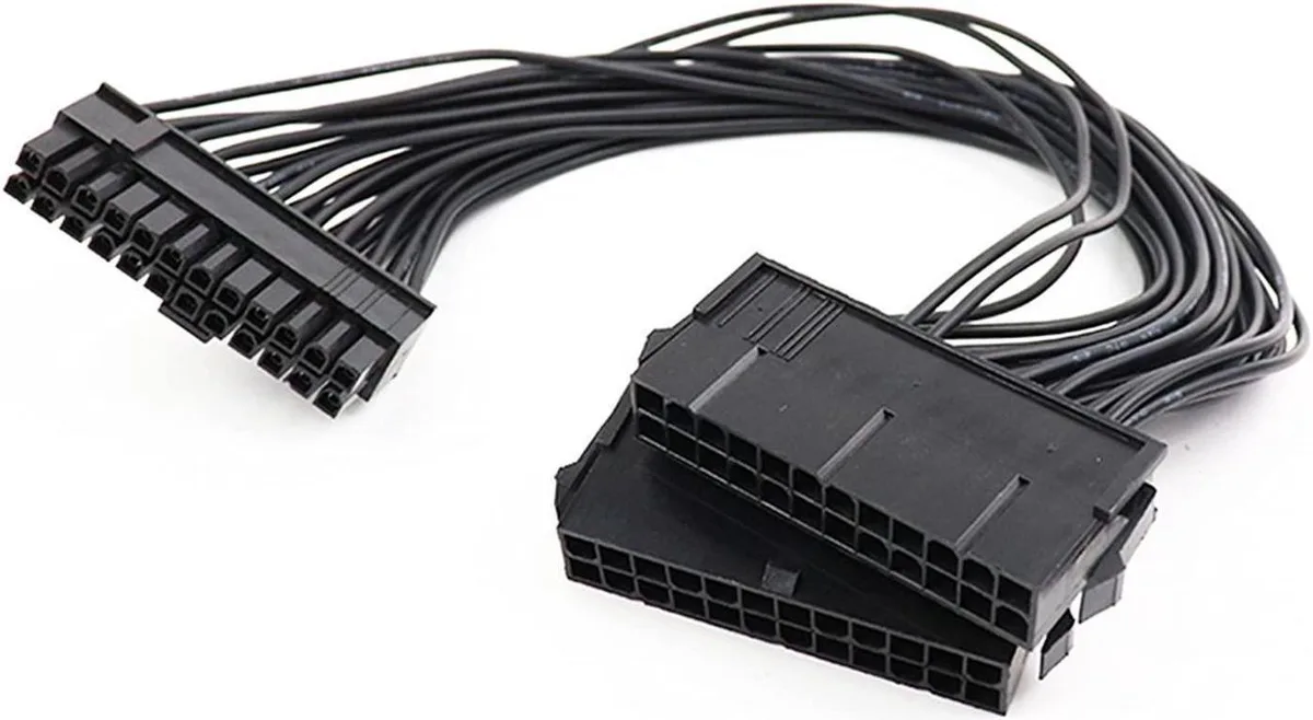Vszerda Vszerda Dual PSU 24-Pin Extension Cable 12in 18AWG — product photo