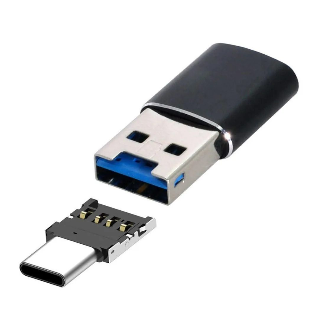LORDWORLD LORDWORLD USB 3.0 Micro SD Card Reader with USB C 2.0 OTG Adapter — product photo