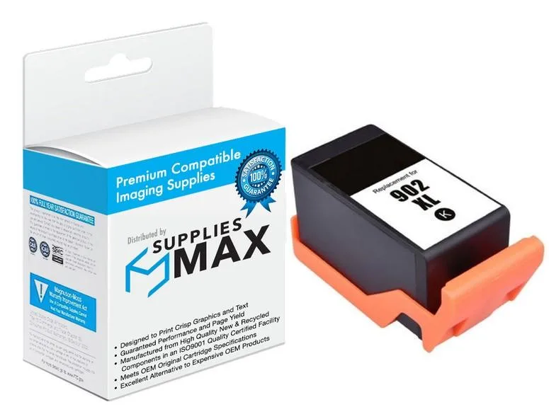 SuppliesMax SuppliesMax 902XL Black Ink Cartridge 825 Pages — product photo