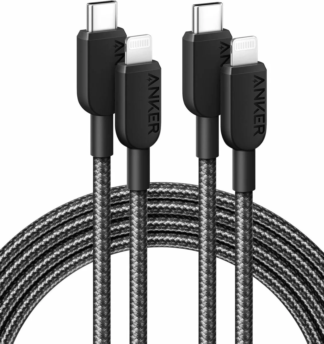 MCHOSE MCHOSE 310 USB C to Lightning Cable 6FT 2Pack Black MFi Certified — product photo