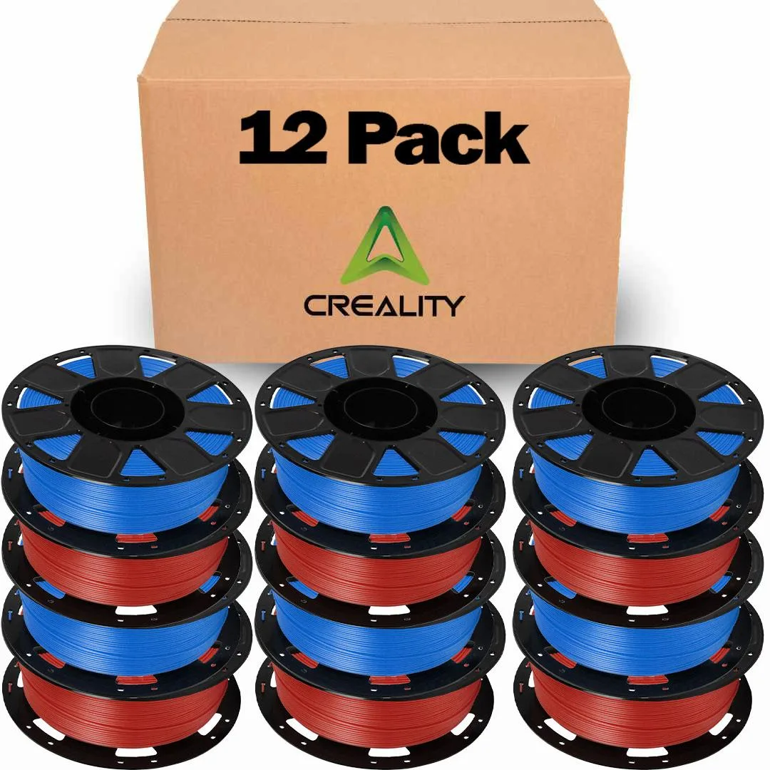 Creality Creality Ender PLA 1.75mm 12 Roll Bundle Red Blue — product photo