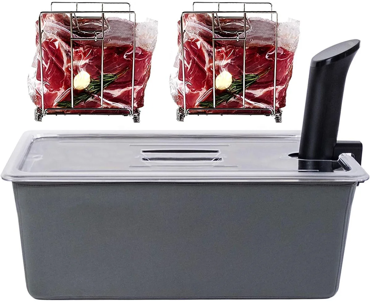  Väeske 26 QT Sous Vide Container with Lid, 2 Racks &amp; Neoprene Sleeve — product photo