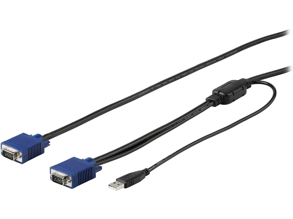 STARTECH STARTECH RKCONSUV6 6 ft 1.8 m USB VGA KVM cable — product photo