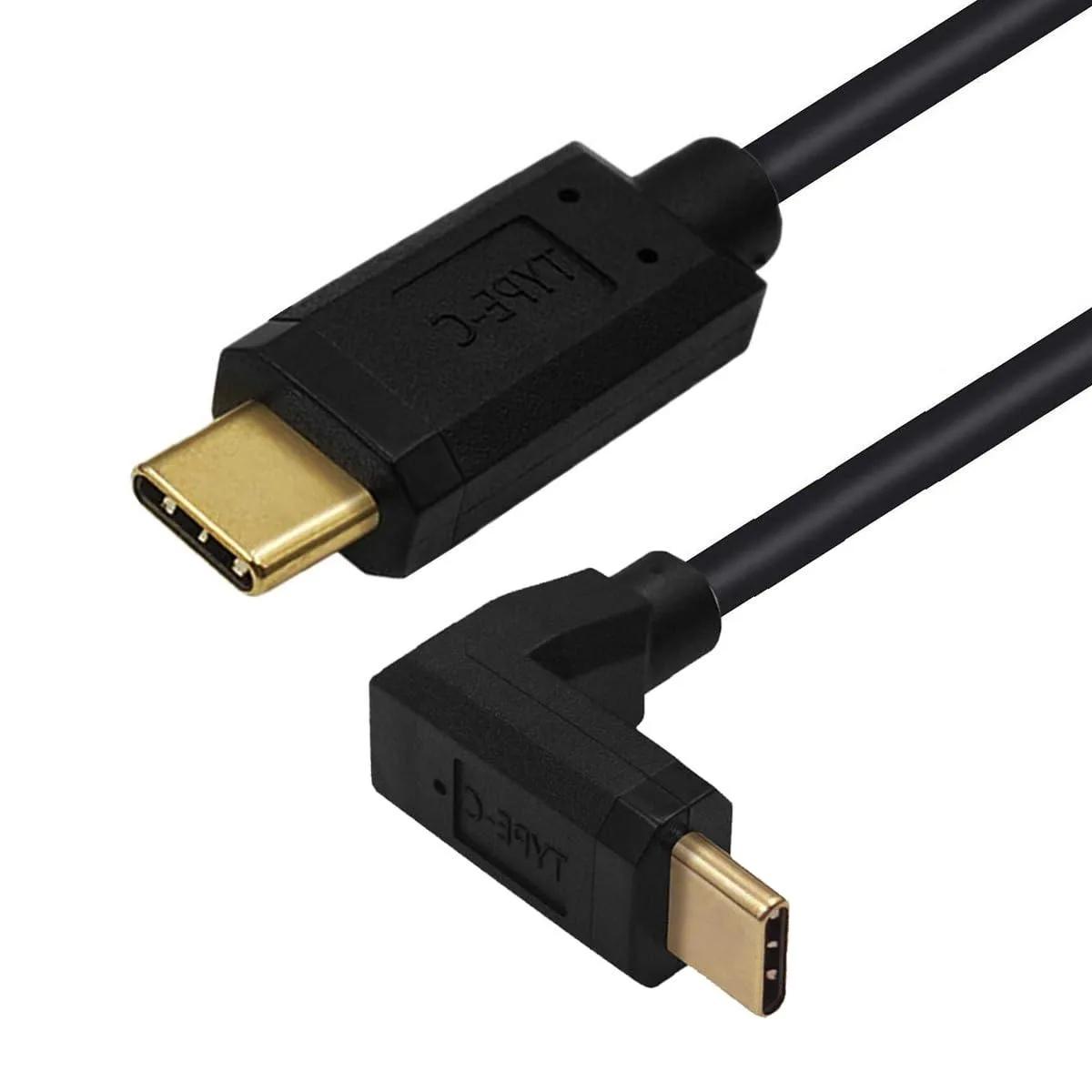 Fervit Fervit USB C to C cable 90° angled 10Gbps 65W PD — product photo