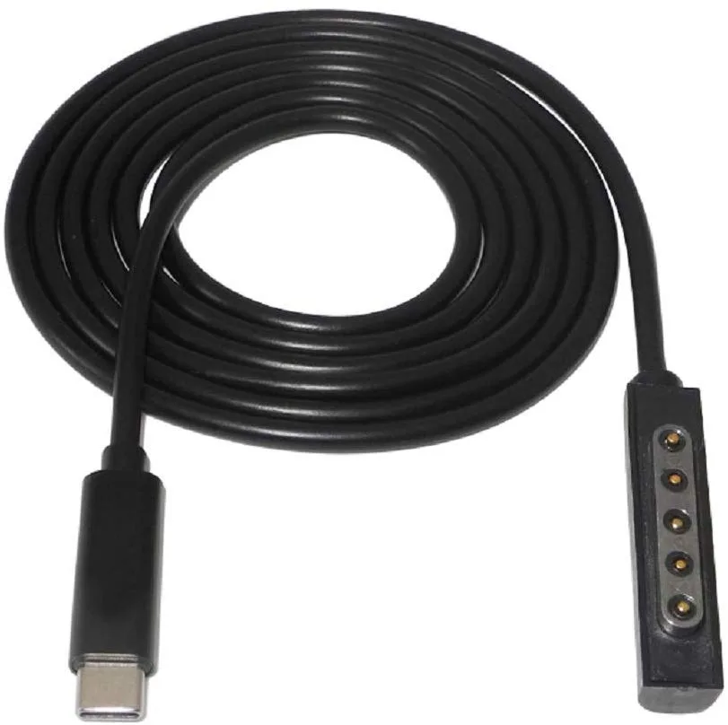 TeKit TeKit JD0132 USB-C charging cable for Surface 10.6" 5ft black — product photo