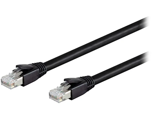 Nippon Labs Nippon Labs 60CAT8-5-24BK network ethernet cable Cat8 5 ft 24 AWG S/FTP 2000 MHz 40 Gbps black — product photo