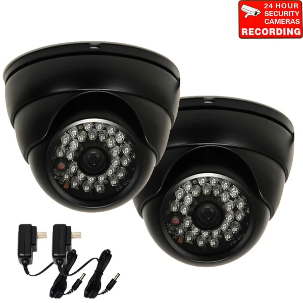 VideoSecu VideoSecu VD22FK2-N1 480TVL Dome Camera 3.6mm 28 IR LEDs 2 Pack — product photo