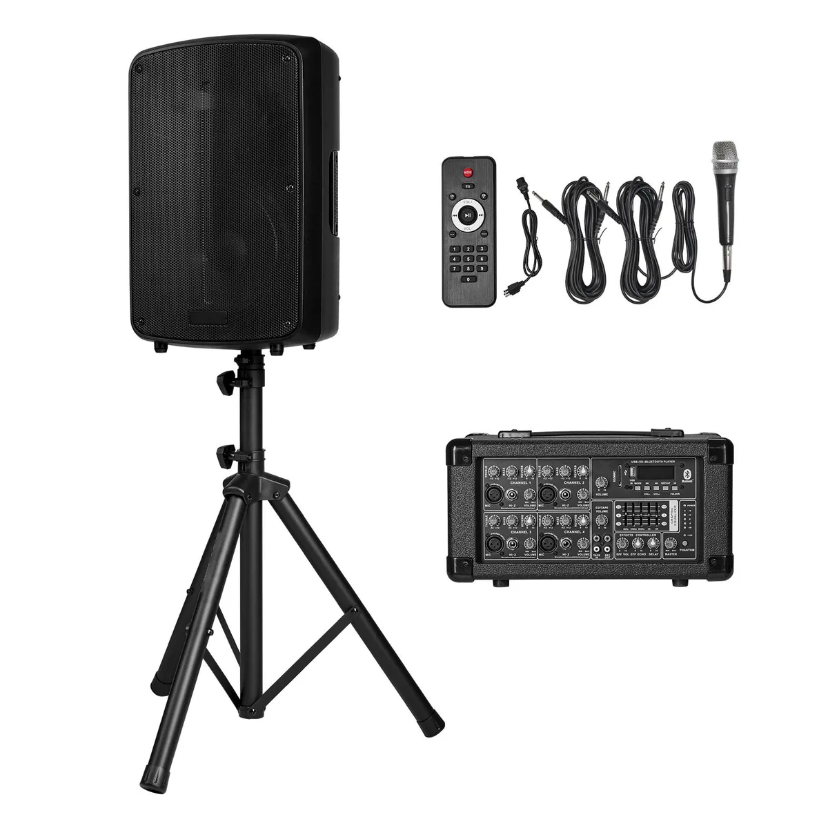 VEVOR VEVOR JMC210BT PA System 800W 6-Channel Mixer Bluetooth — product photo
