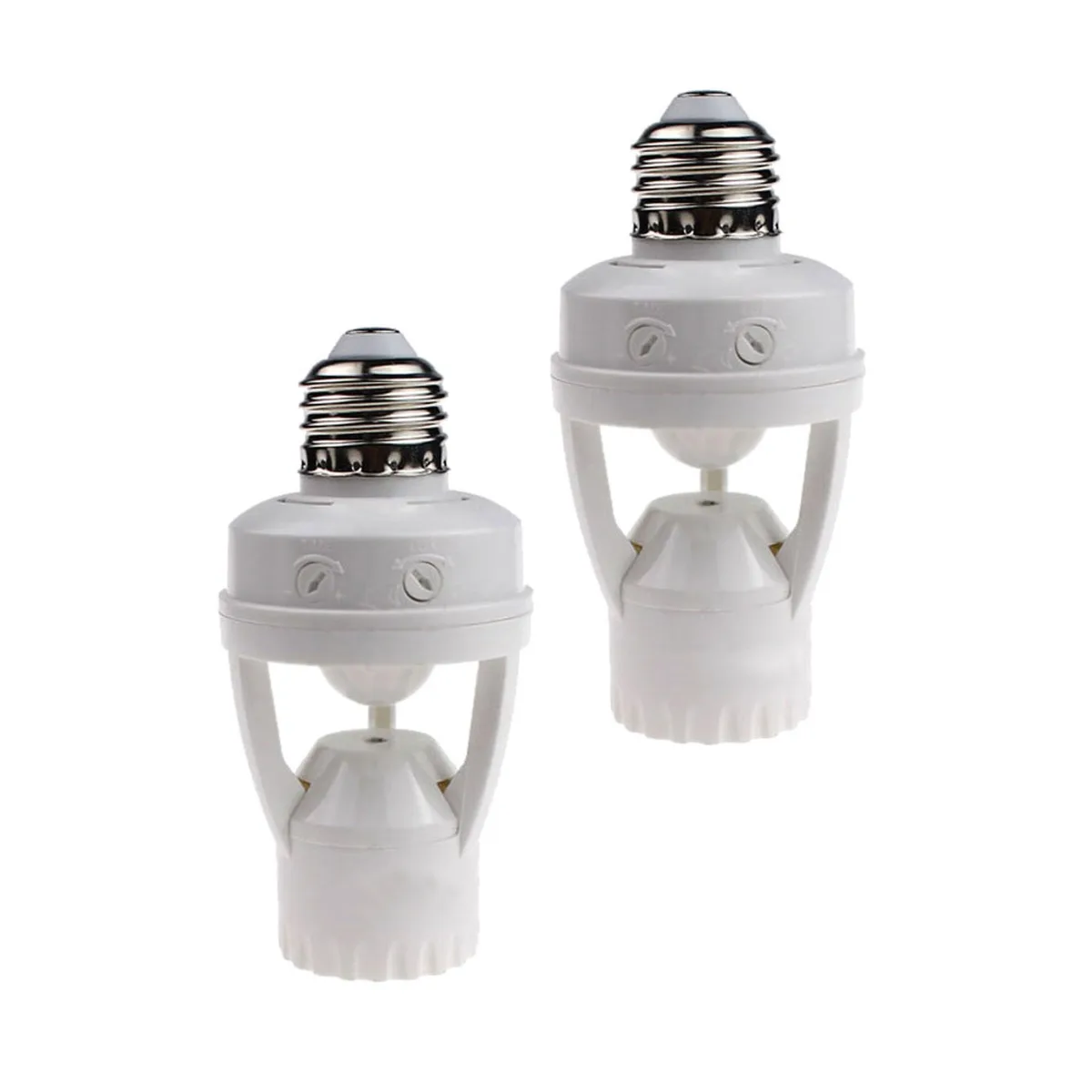 Meterk Motion Sensor Light Socket E26/E27 60W 2pcs — product photo
