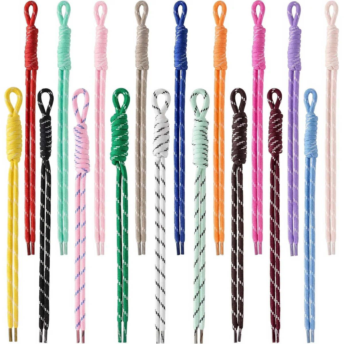  Lanjiesh Paracord Keychain 18 Pcs 27cm Multi-Color — product photo
