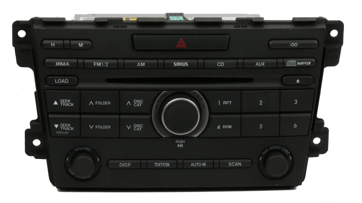 1 Factory Radio 1 Factory Radio EH4866AR0 AM FM CD Receiver 2011-2012 Mazda CX-7 — product photo