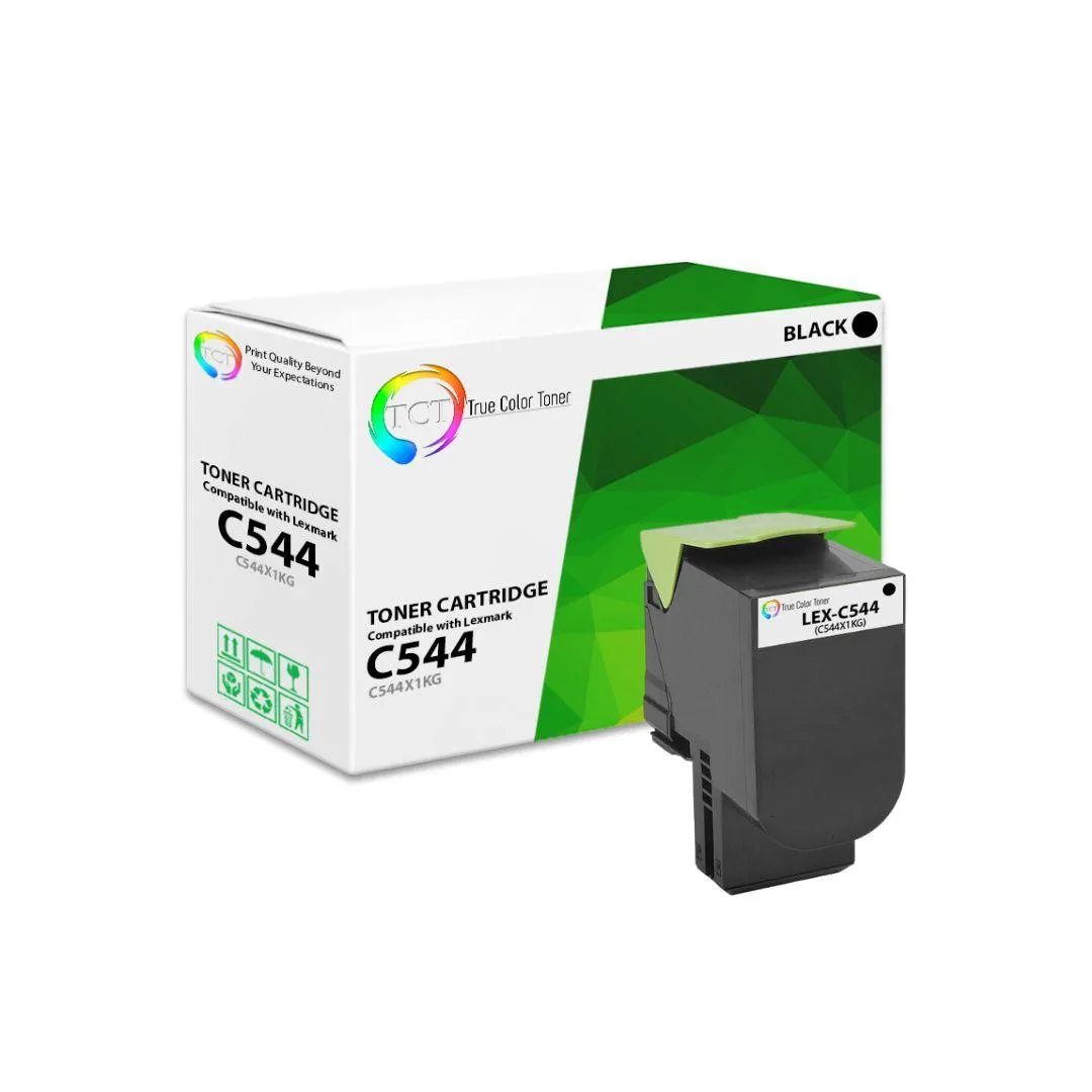 True Color Toner True Color Toner C544X1KG Black Toner Cartridge 6000 Pages — product photo