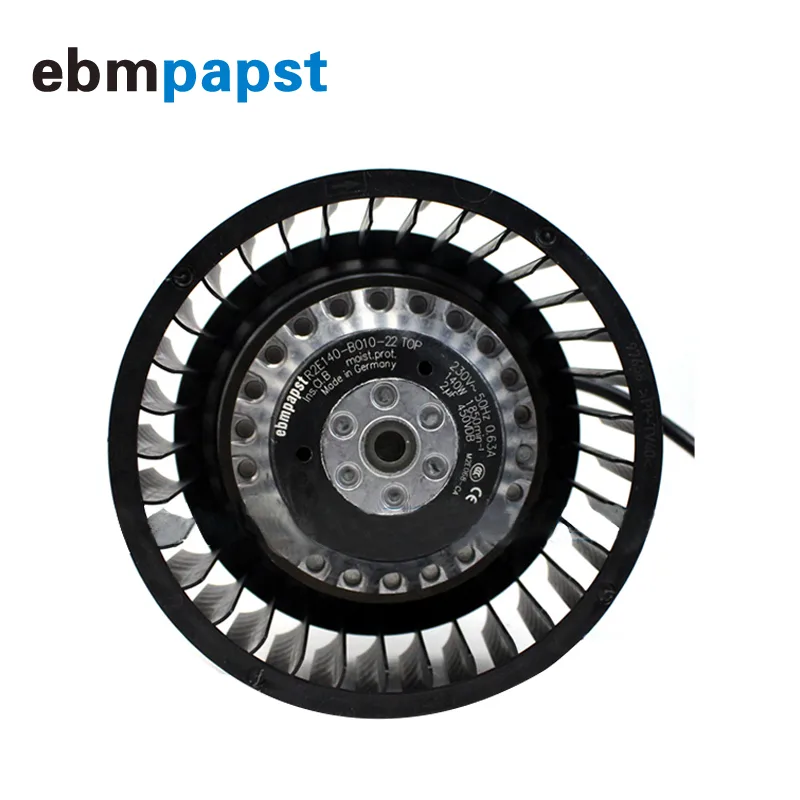 Fans Fans R2E140-B010-22 AC 230V 0.63A 140W Turbo centrifugal case fan — product photo