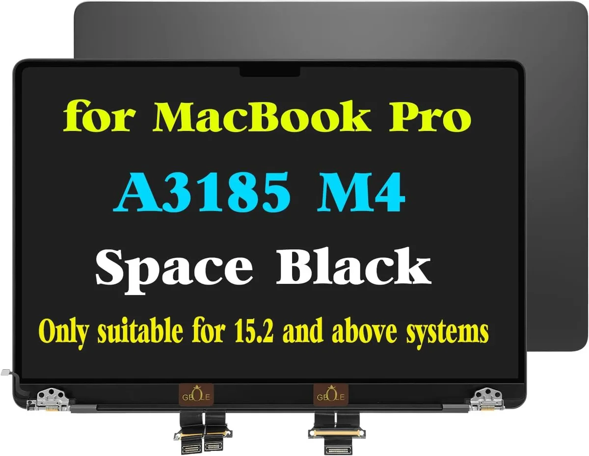 NUOLAISUN NUOLAISUN MacBook Pro A3185 M4 2024 EMC 8623 Screen Assembly Space Black — product photo