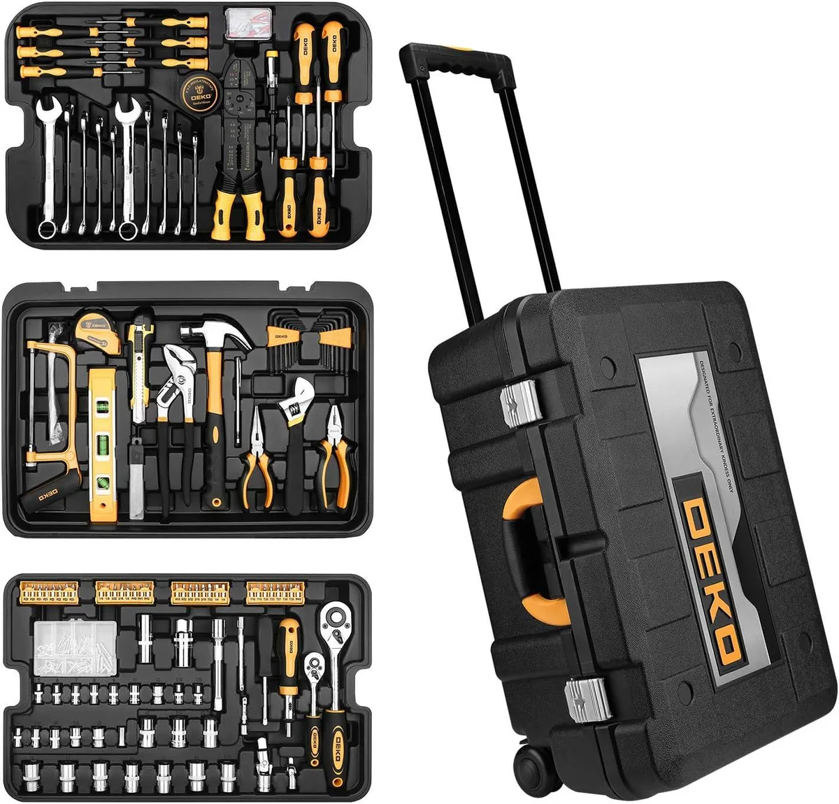 BFKK BFKK 258 Piece Rolling Tool Kit 14.2 x 8.7 x 20.5 in — product photo