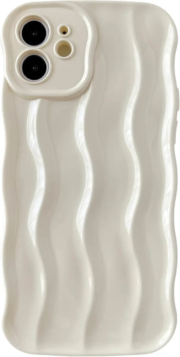 White water ripple pattern case for iPhone 12