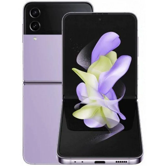 SAMSUNG SAMSUNG Galaxy Z Flip4 256GB Bora Purple cell phones - unlocked — product photo