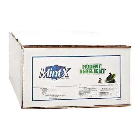 Mint-X Mint-X MX3858STC 60 gal LLDPE Clear Trash Bags PK100 — product photo