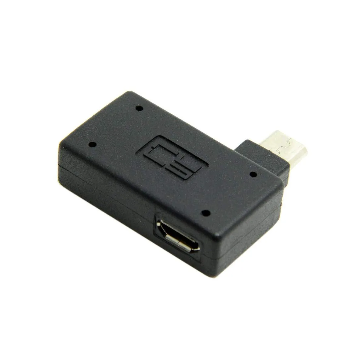 LORDWORLD LORDWORLD 90 Degree Micro USB 2.0 OTG Host Adapter with USB Power — product photo