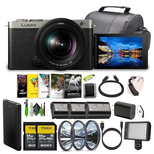 Panasonic Panasonic LUMIX S9 Mirrorless Camera Kit 20-60mm f/3.5-5.6 Silver — product photo