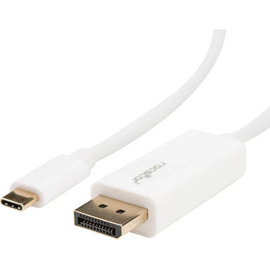 Rocstor Rocstor Y10C240-W1 USB Type C to DisplayPort printer cable 6 ft 4K 60Hz — product photo
