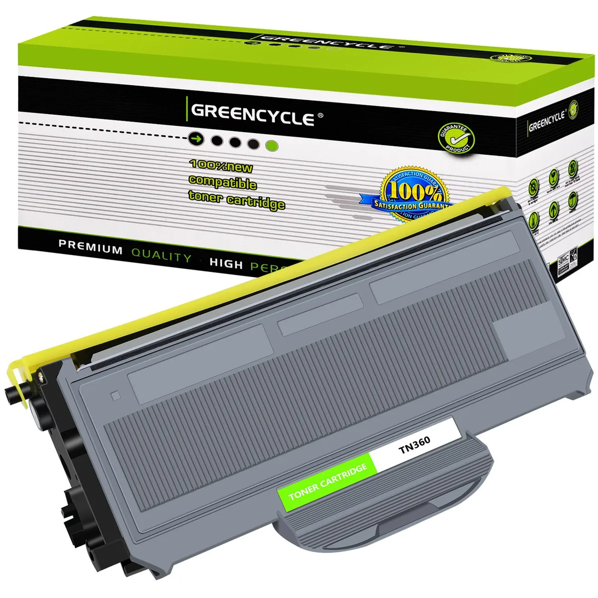GREENCYCLE GREENCYCLE TN360/TN330 Compatible Toner Cartridge Black 2600 Pages — product photo