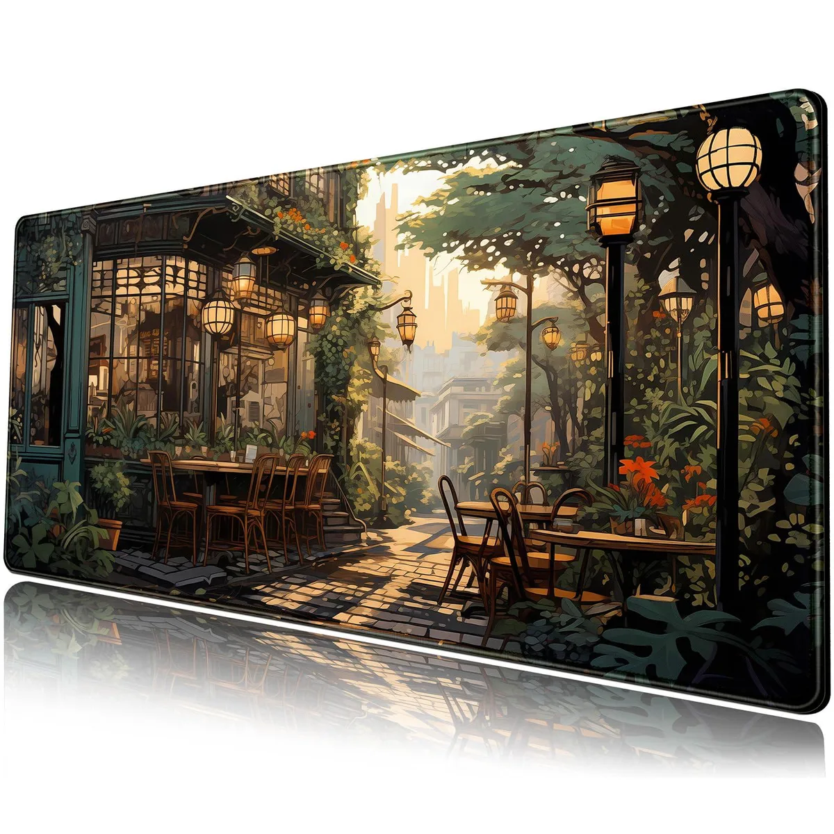 KEHIPI KEHIPI SBD 30X80 CM Mouse Pad 31.5"x11.8" Green Plants — product photo