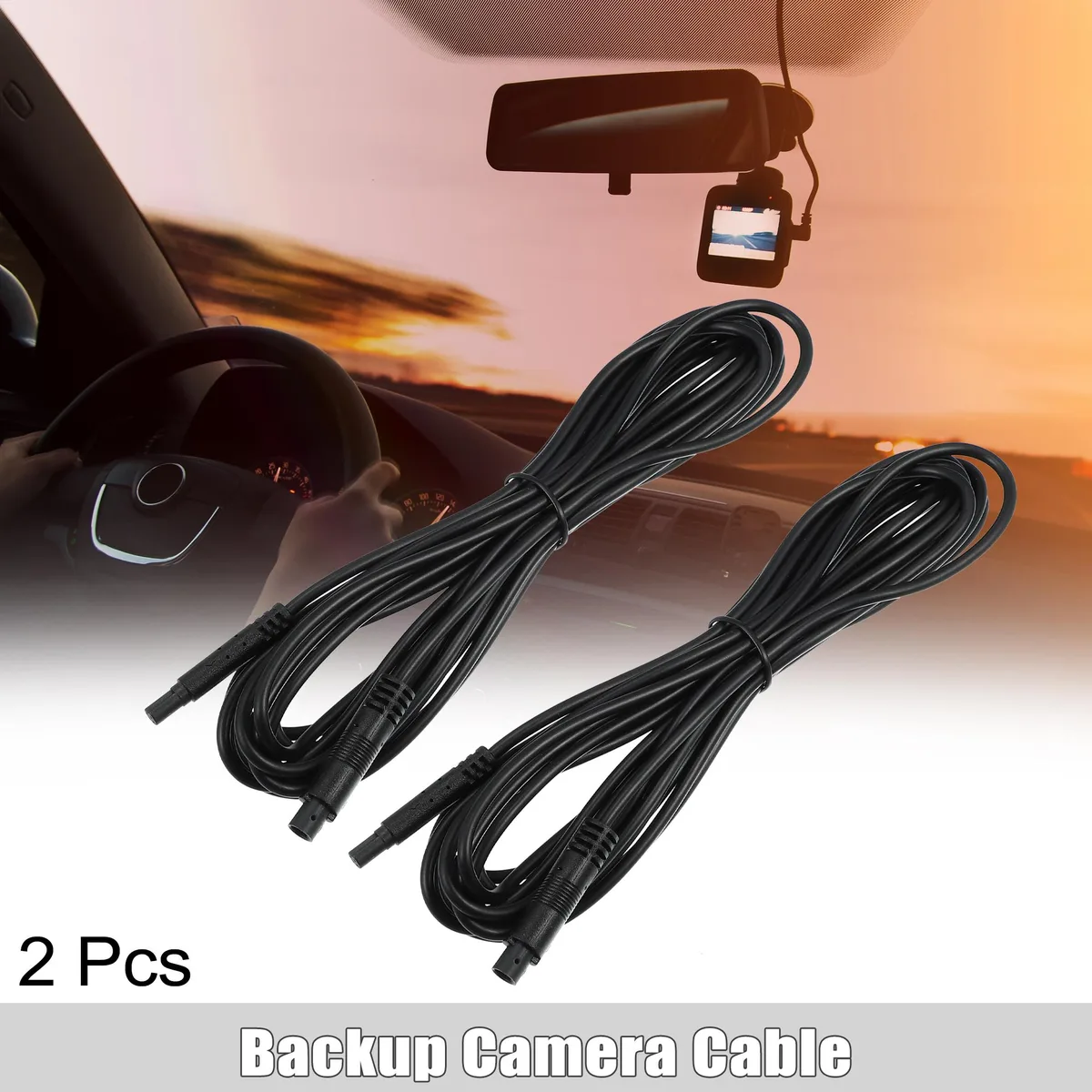 Unique-Bargains Unique-Bargains 4 Pin Backup Camera Extension Cable 13.12ft 2 Pcs — product photo