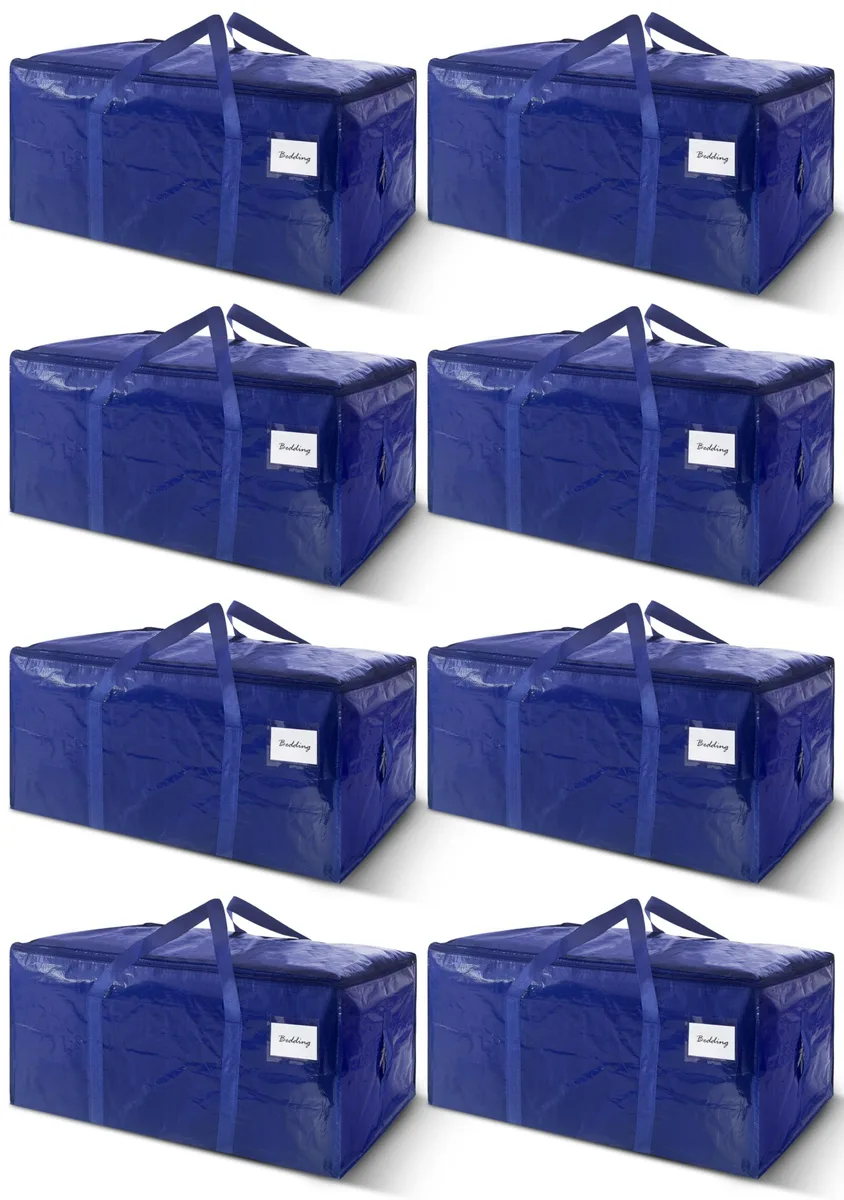  WESTREE WT-SURR-8P-SeaB-24gal 24 gal storage bags 8-pack dark blue — product photo