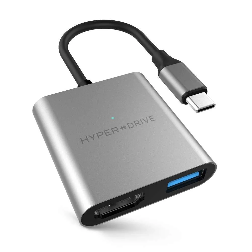 Sanho Corporation Sanho Corporation HyperDrive USB-C 3-in-1 Hub 4K HDMI PD USB 3.1 — product photo