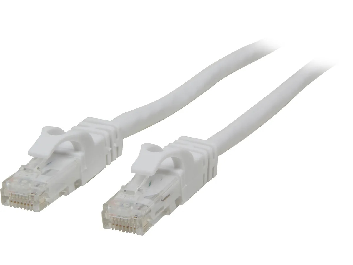 Cables To Go Cables To Go 27166 Cat6 snagless UTP patch cable white 50 ft 15.24 m — toote foto