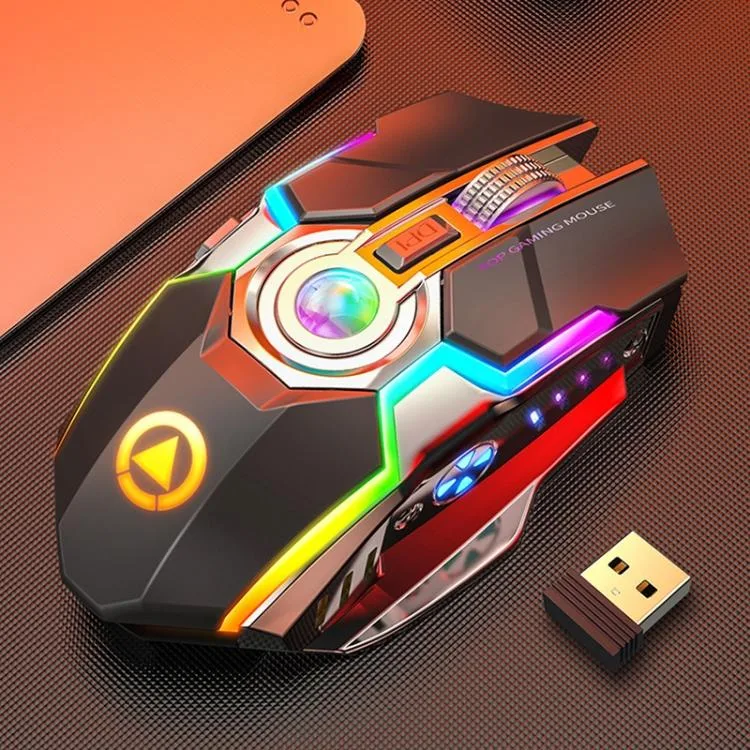 allentian allentian A5 Wireless Gaming Mouse 1600 DPI Black — product photo