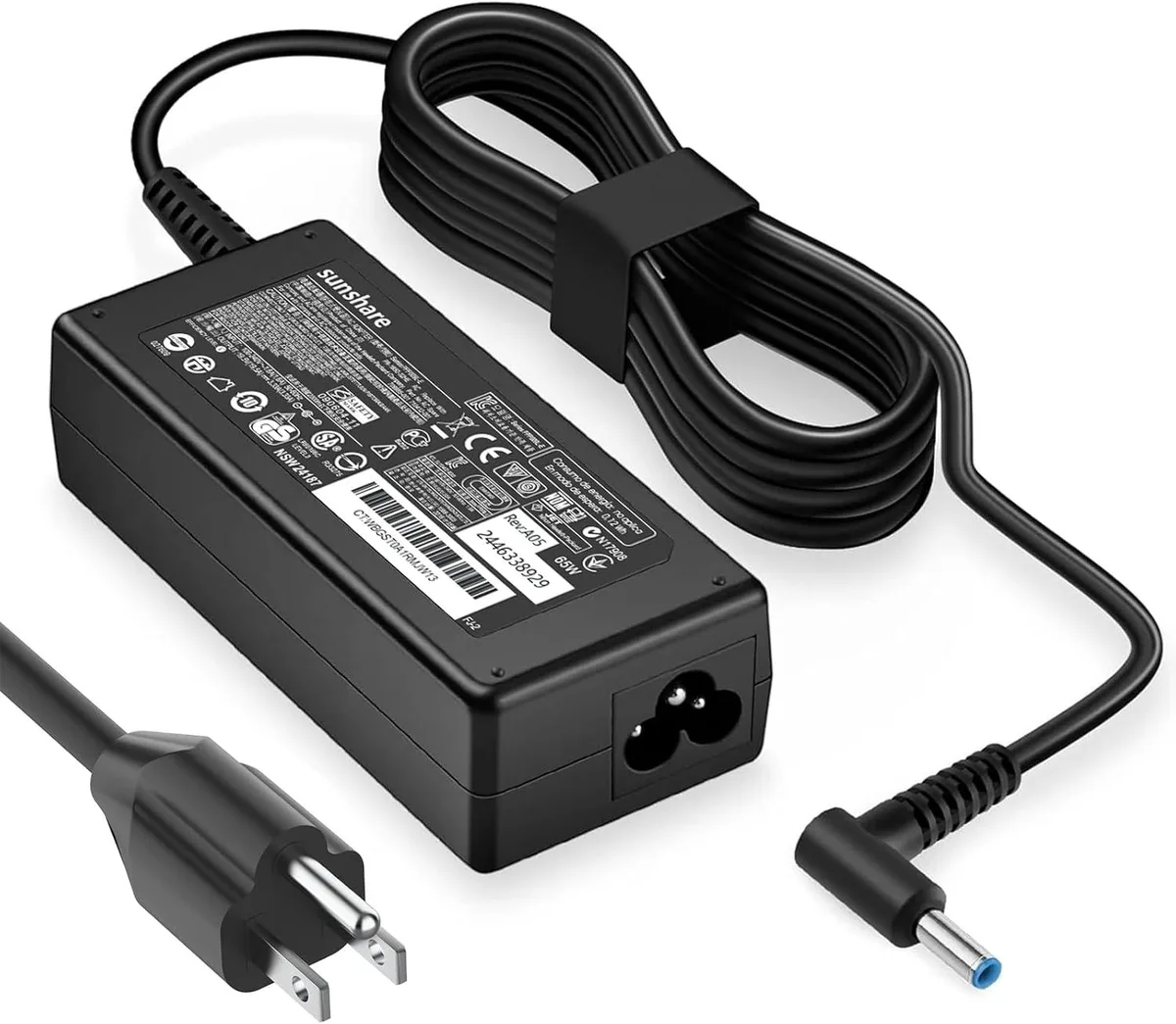 FLEANE FLEANE 65W 19.5V 3.33A 4.5*3.0mm Blue Connector AC Adapter — product photo