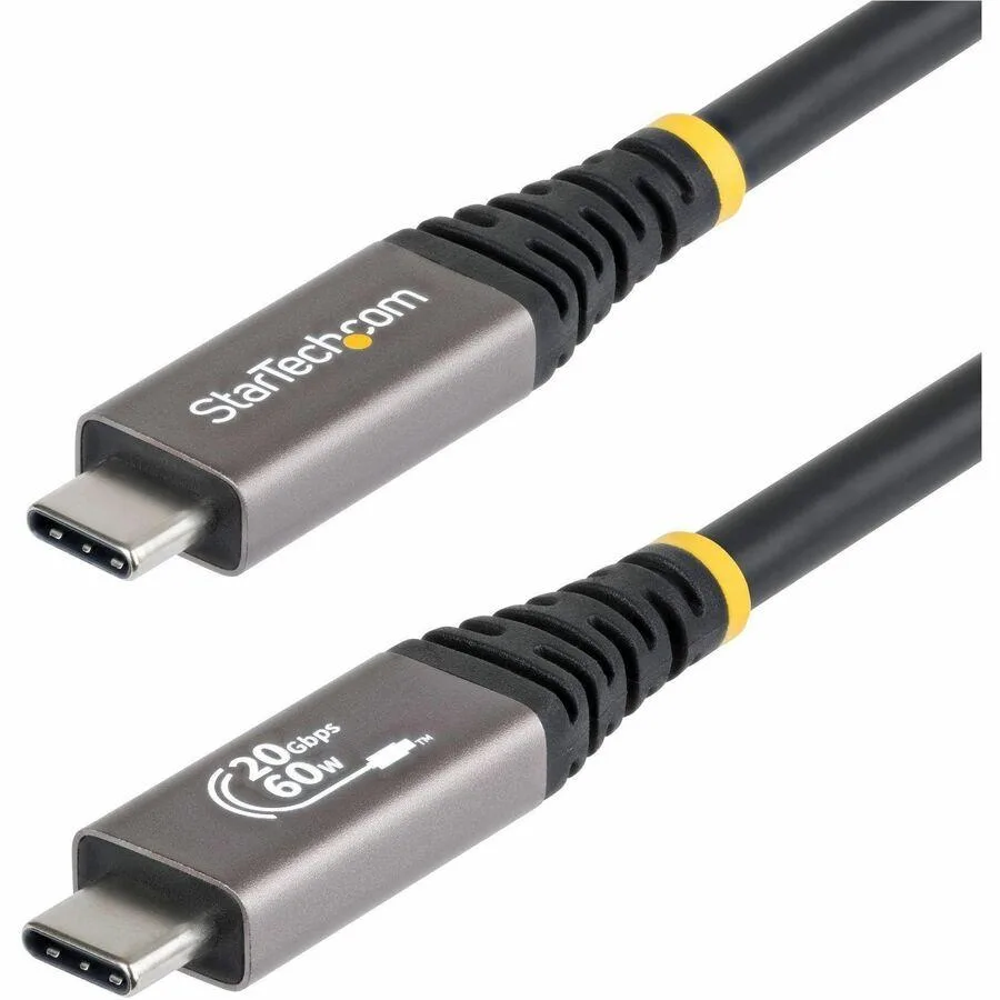 STARTECH STARTECH CC10FT20GUSB4CX USB4 20Gbps USB-C cable 10 ft black — product photo