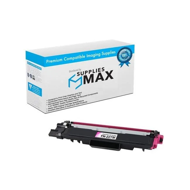 SuppliesMax SuppliesMax TN-227M Magenta Toner Cartridge 2300 Pages — product photo