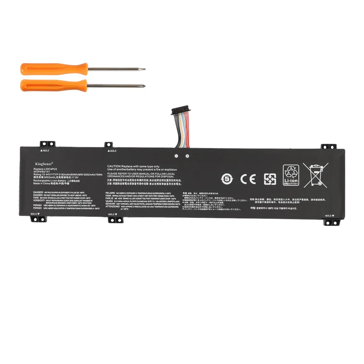 KingSener KingSener L22C4PC0 laptop battery 15.44V 80Wh — product photo