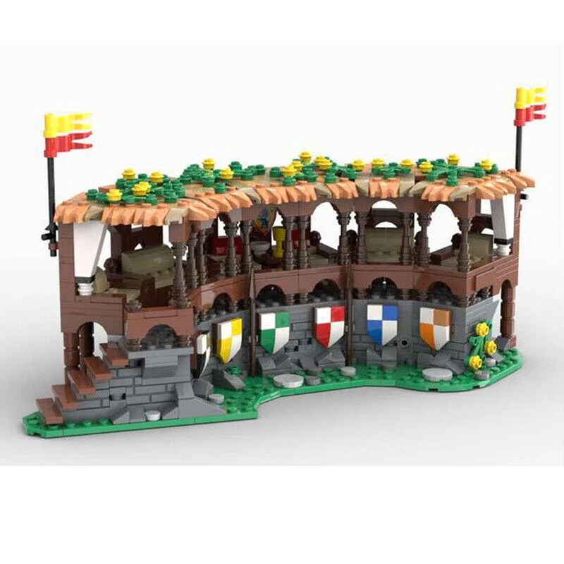 ZITIANYOUBUILD ZITIANYOUBUILD Tournament Big Grandstand 851 Pieces MOC Educational Building Set — product photo