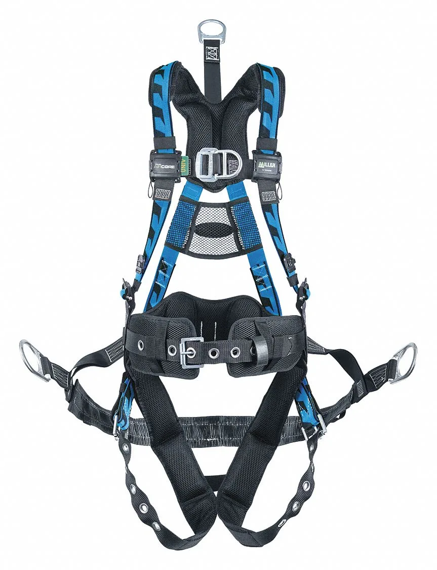Honeywell Honeywell Miller ACOG-TBSSSMB AirCore Oil &amp; Gas Full Body Harness with Seat Sling — product photo