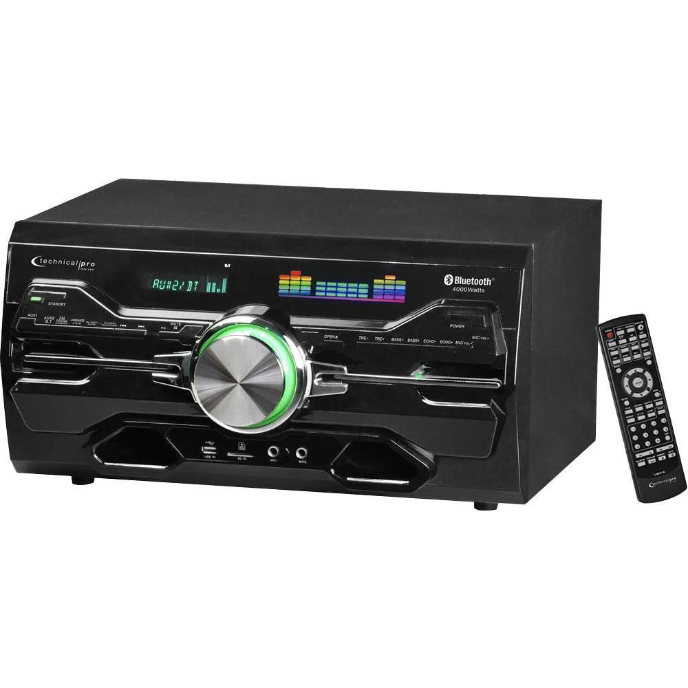 Technical Pro Technical Pro DV10K 2-Ch Stereo Receiver DVD Player Bluetooth 3.0 — product photo