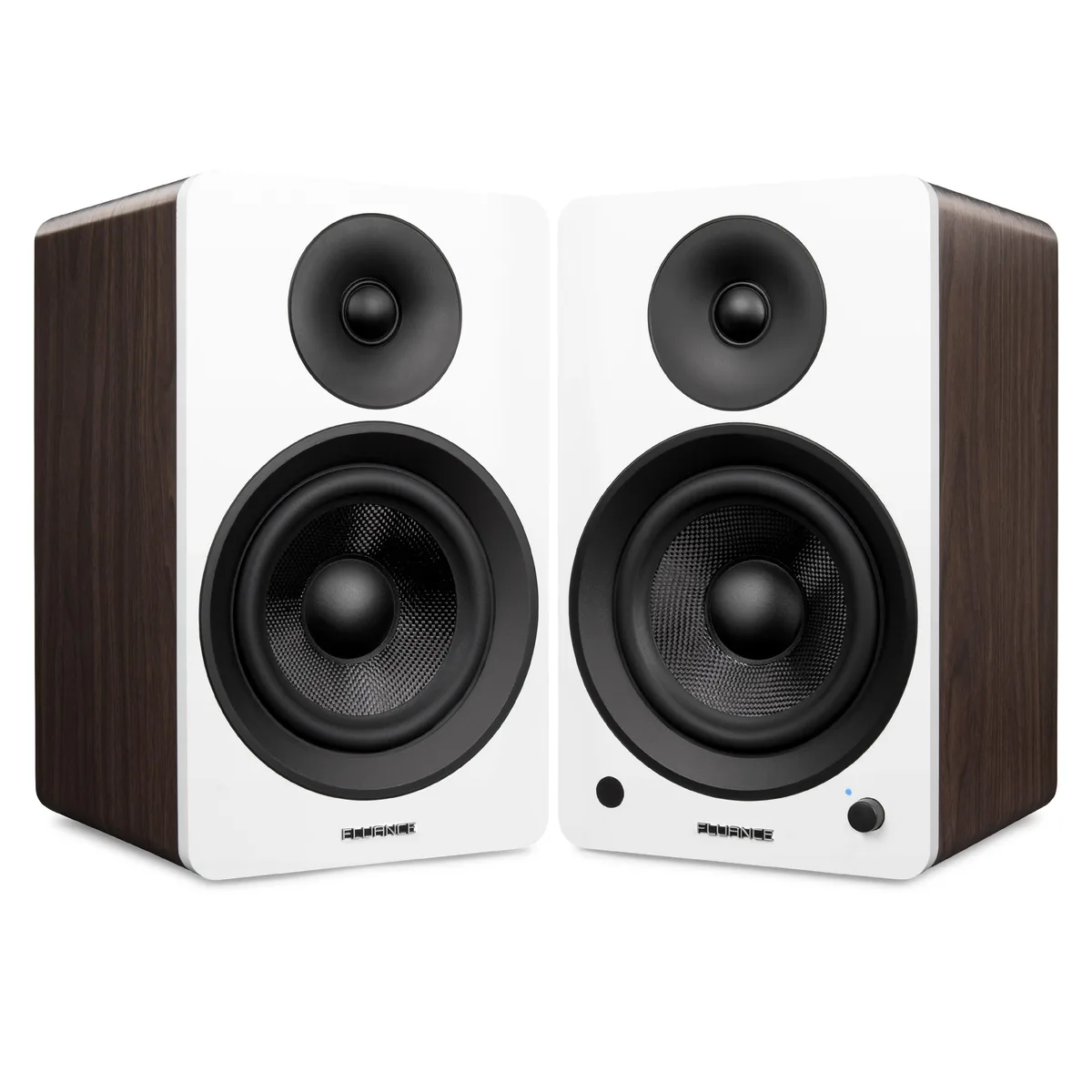 Fluance Fluance Ai61 2.0 Bookshelf Speakers 6.5" 120W Bluetooth 5 White Walnut — product photo
