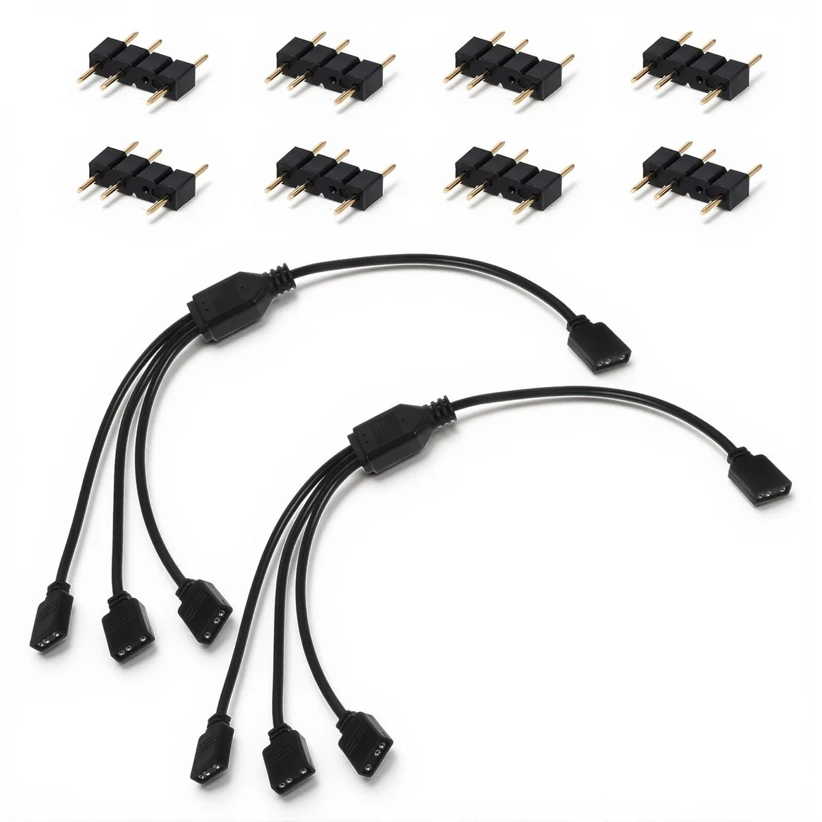  Gtziqa 1-to-3 ARGB Splitter Cable 2-Pack 30 cm 5V 3-Pin — product photo