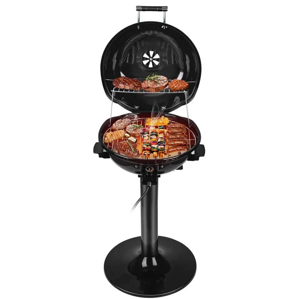  Techwood TWBG-01 Electric BBQ Grill 1600W Stand Black — product photo