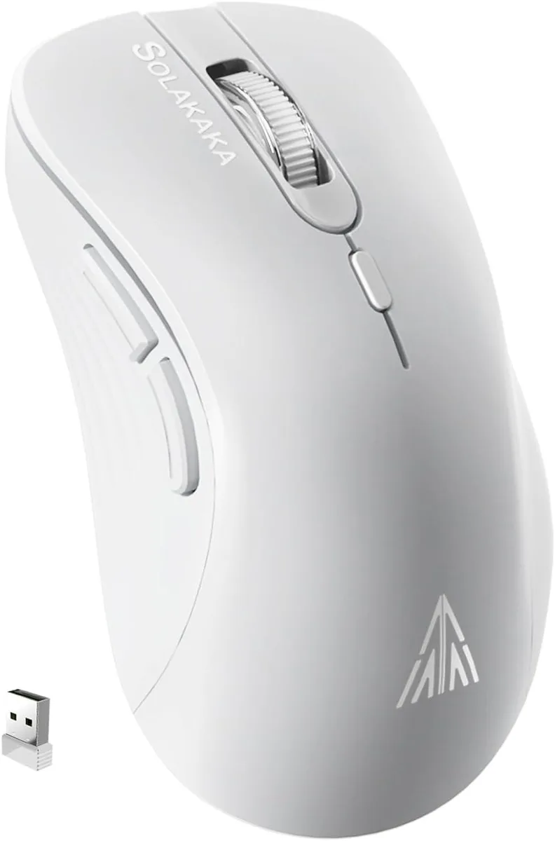 BFKK BFKK SM66 White Silent Dual-Mode Gaming Mouse 4200 DPI — product photo