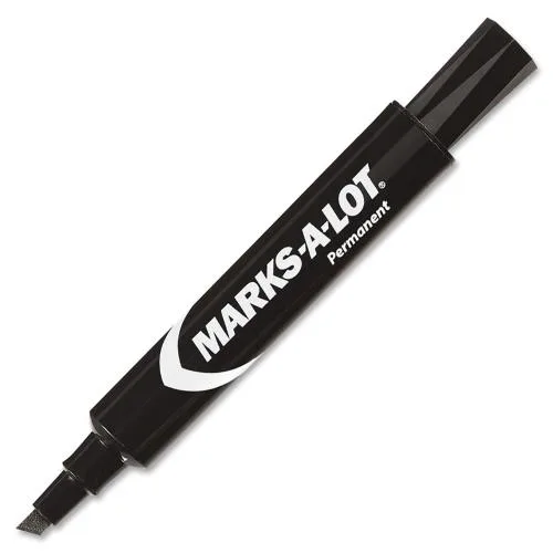 Avery Avery 7888 Marks-A-Lot Permanent Marker Chisel Tip 4.8 mm Black Dozen — product photo
