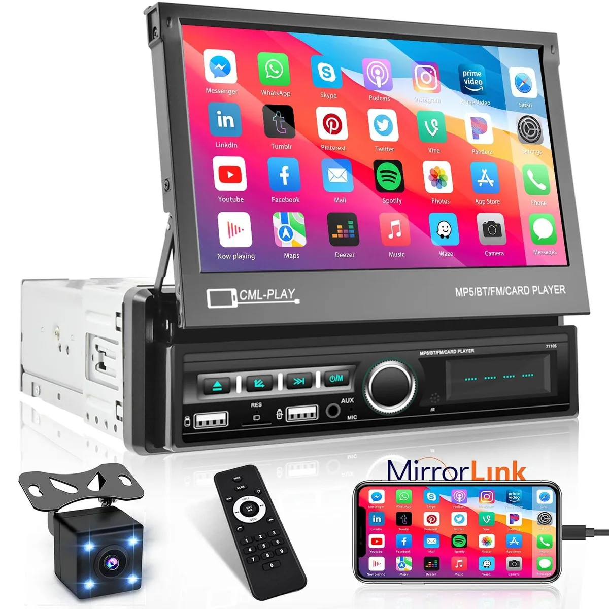 Avantalk Avantalk 2 in 1 accessory 7 inch flip out touchscreen 1080P 18 stations — product photo