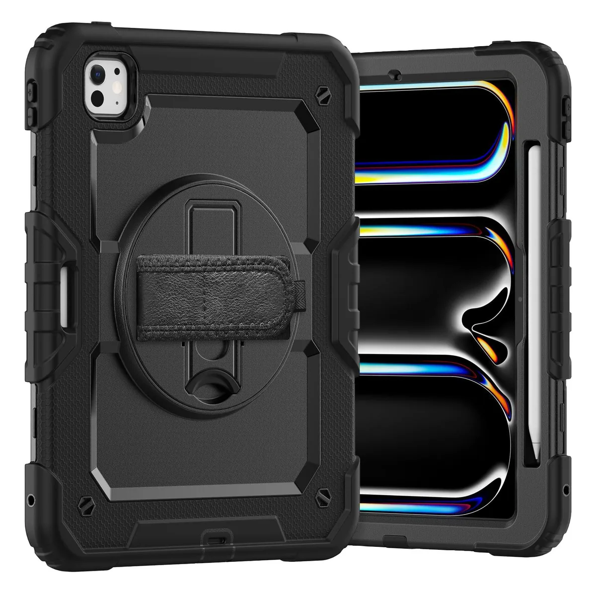 Timoom Timoom Heavy Duty Case 11" 360° Stand Shoulder Strap Black 2024 — product photo