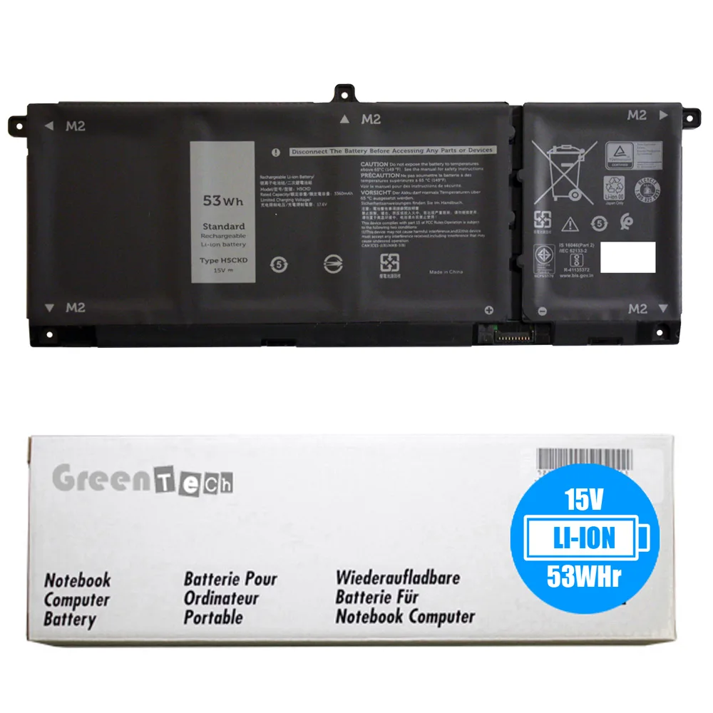 NShi NShi H5CKD TXD03 laptop battery 15V 53WHr 4 cell — product photo