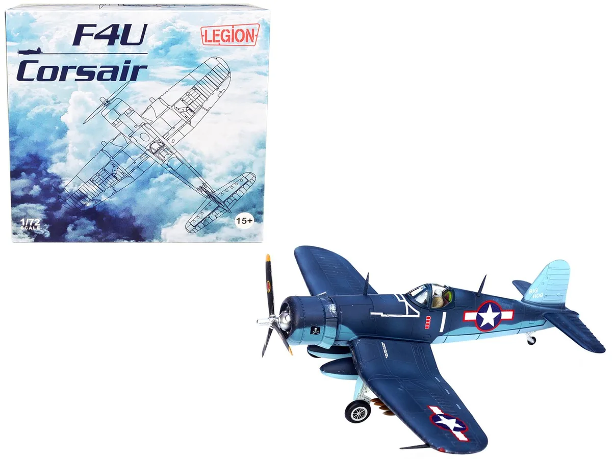 Legion Supplies Legion Supplies Vought F4U-1A Corsair "Big Hog" VF-17 1/72 Diecast Model — product photo